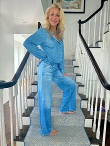 Jordann Jammies Denim Dreams Wide Leg Pants 4