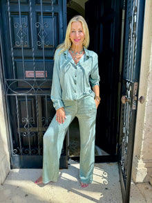 Jordann Jammies Sage Denim Dreams Pajama Set 4