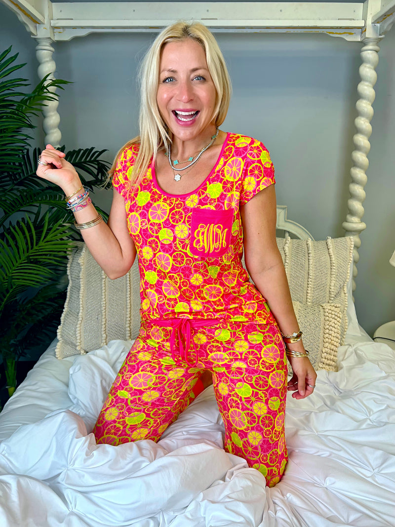 Citrus Crush Pajama Set