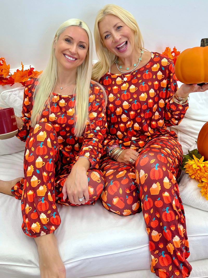 Pumpkin Spice Pajama Set