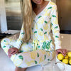 Monogram Lemon Pajama Set