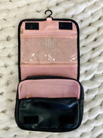 Monogram Luxe Black Quilted Toiletry Bag